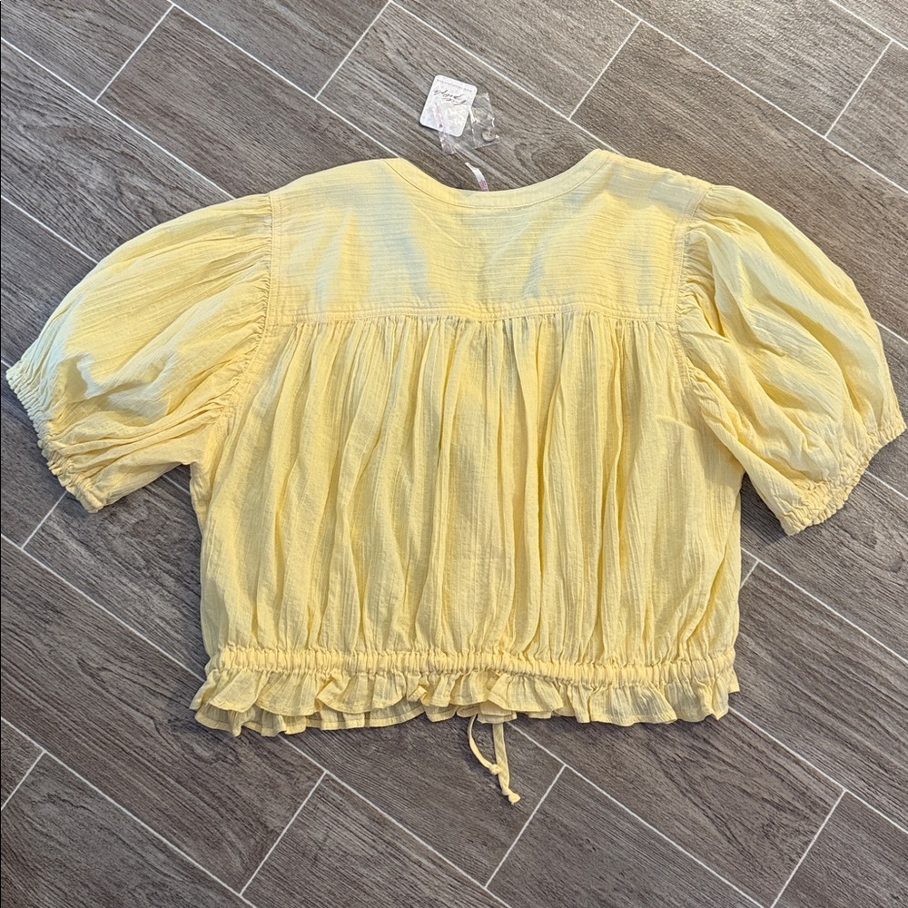 Echo Cream Button-Up Blouse NWT - image 4